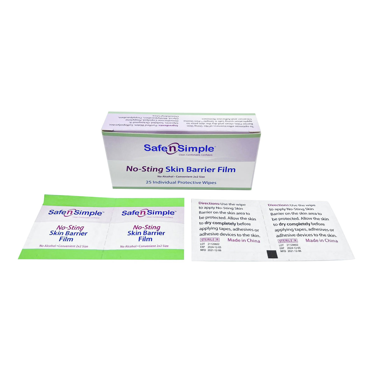 Safe n Simple™ Barrier Wipe Box of 100