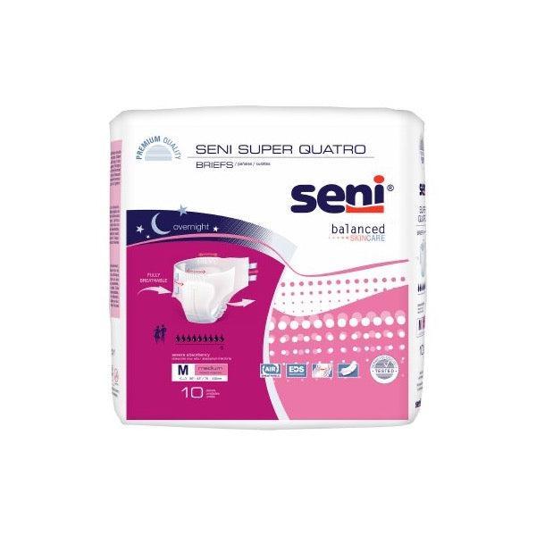 Seni Super Quatro Briefs Medium Case of 40
