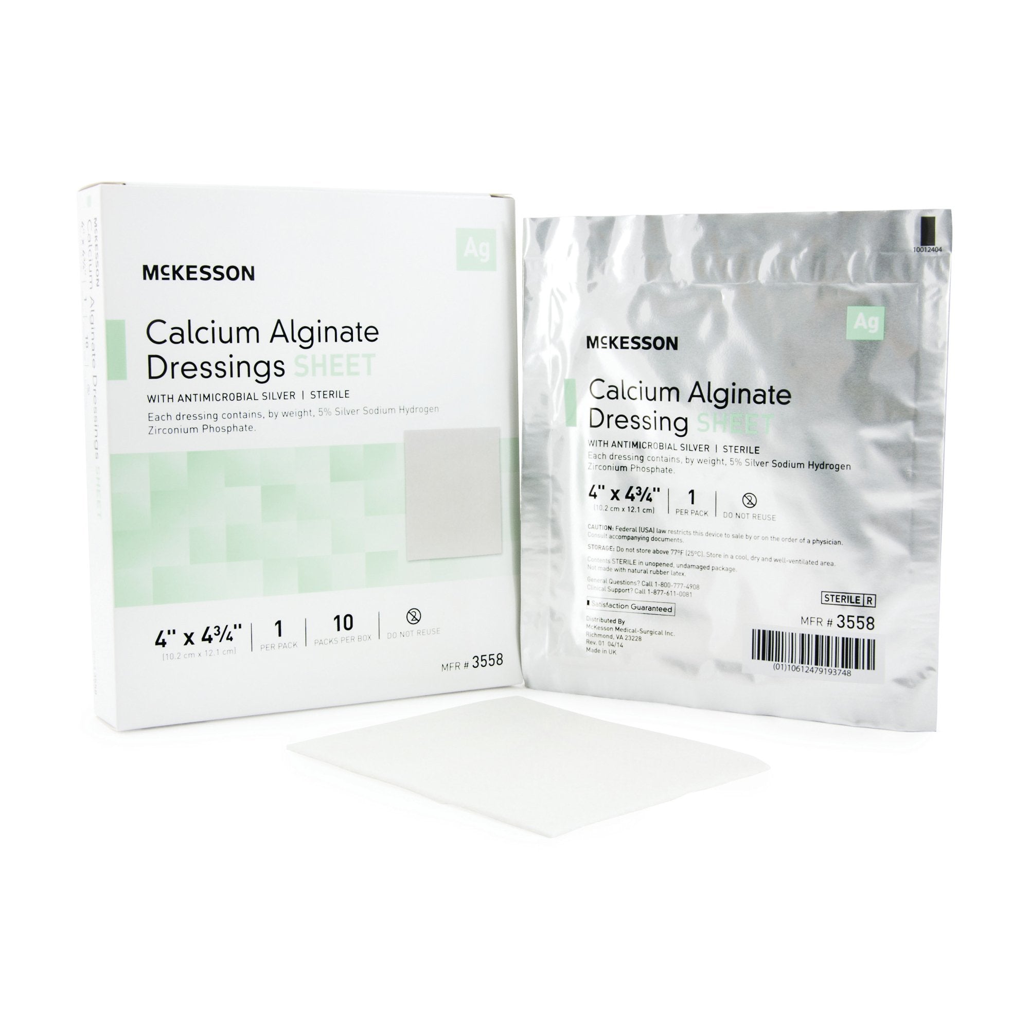 what does silver alginate dressing do Silver Alginate Dressing McKesson