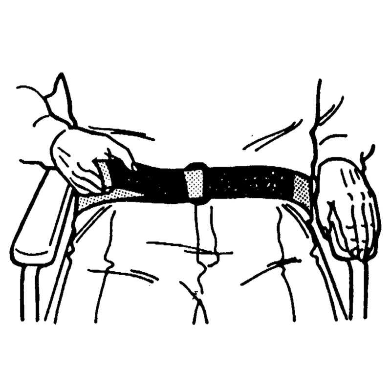 SkiL-Care™ Patient Release Wheelchair Safety Belt