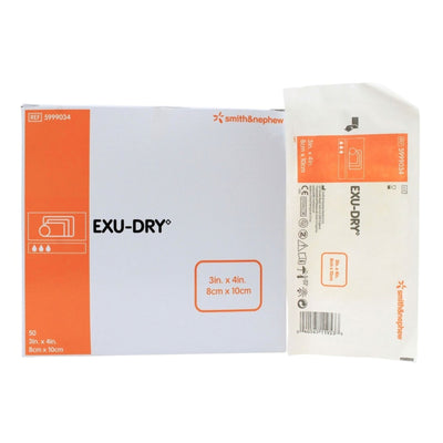 Smith & Nephew Exu-Dry Anti-Shear Super Absorbent Dressing 4" x 6" 1 Each