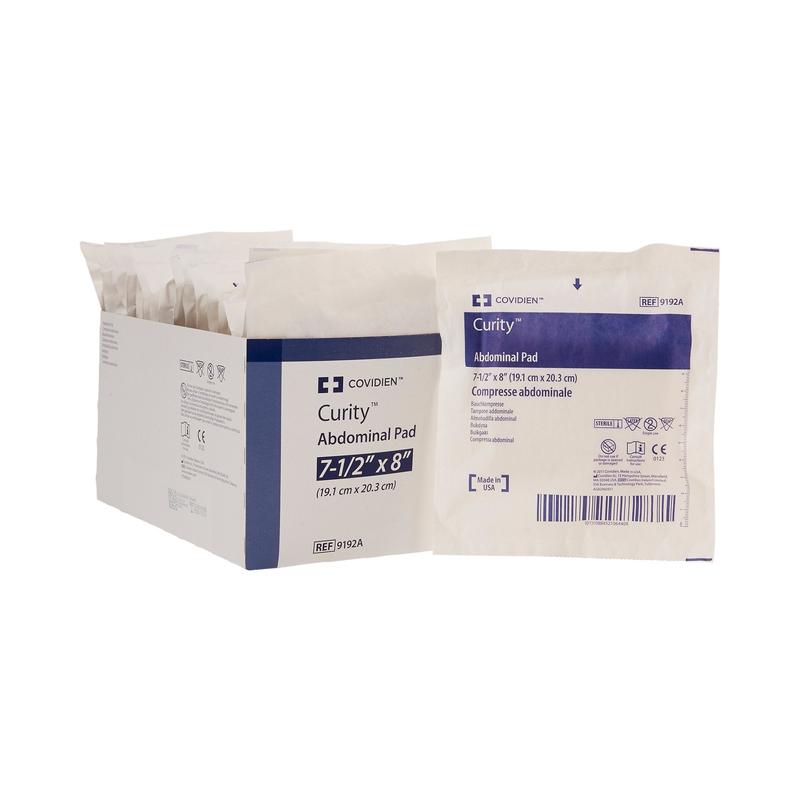 Sorbalux® ABD Sterile Abdominal Pad 5" x 9" Nonwoven Cellulose Box of 25