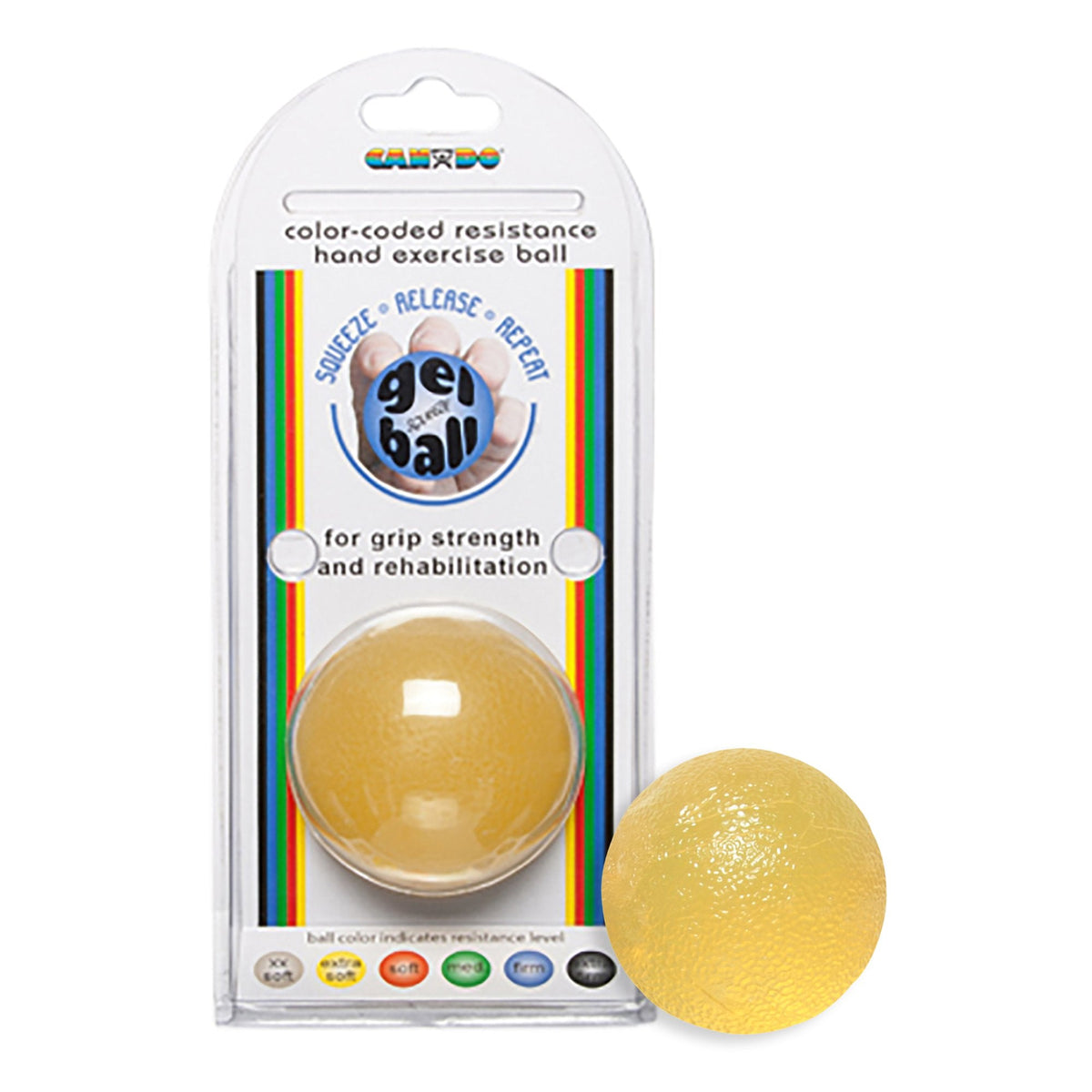CanDo® Hand Exercise Ball for Grip, Strength & Rehabilitation Extra Light
