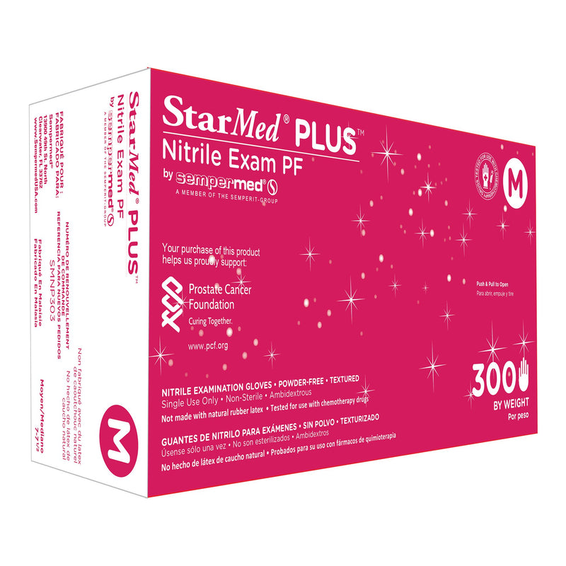 StarMed® Plus™ Nitrile Exam Glove S Box of 300