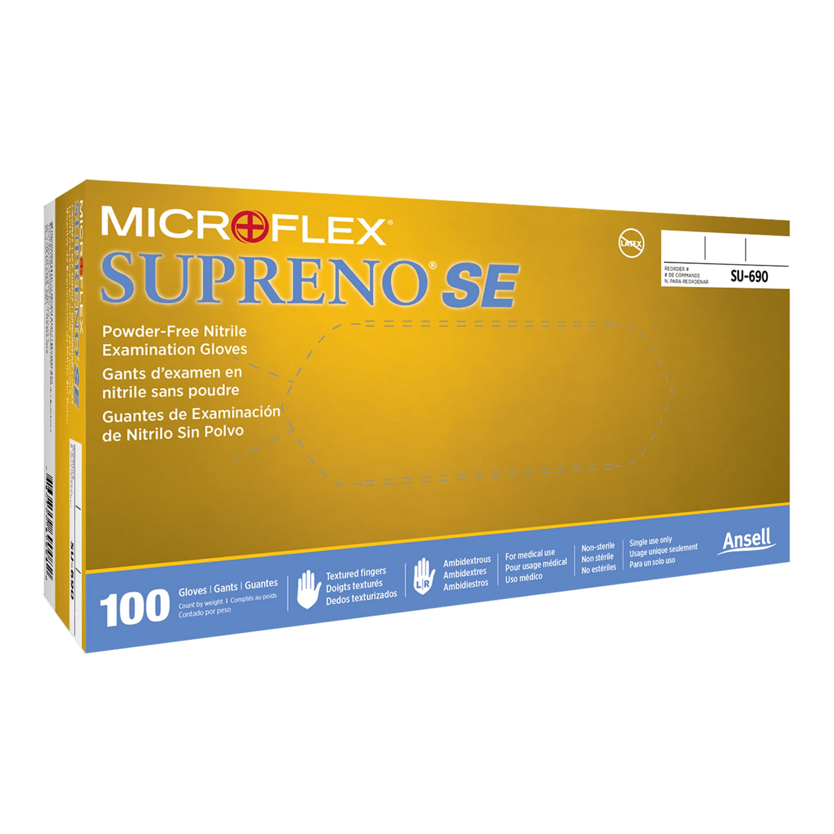 Supreno® SE Nitrile Exam Glove S Box of 100