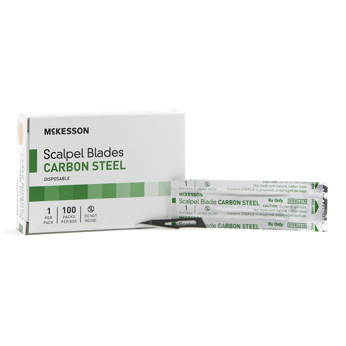 McKesson Scalpel Blades, Carbon Steel No. 10 Box of 100