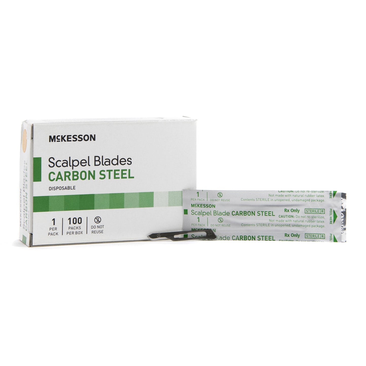 McKesson Scalpel Blades, Carbon Steel No. 10 Box of 100