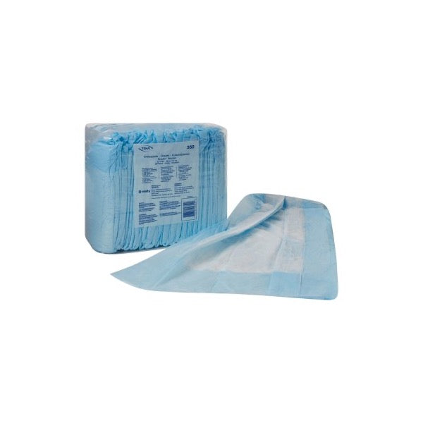 TENA Regular Disposable Underpads 17 x 24 Inch Case of 12