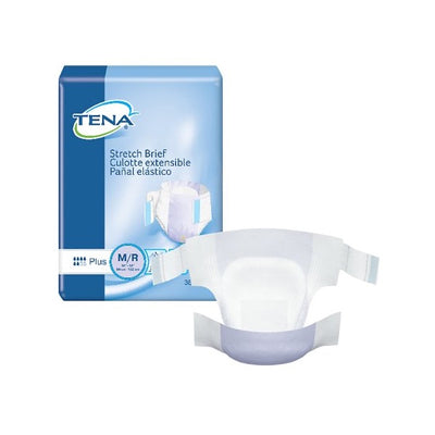 TENA Stretch Plus Briefs Medium Case of 72