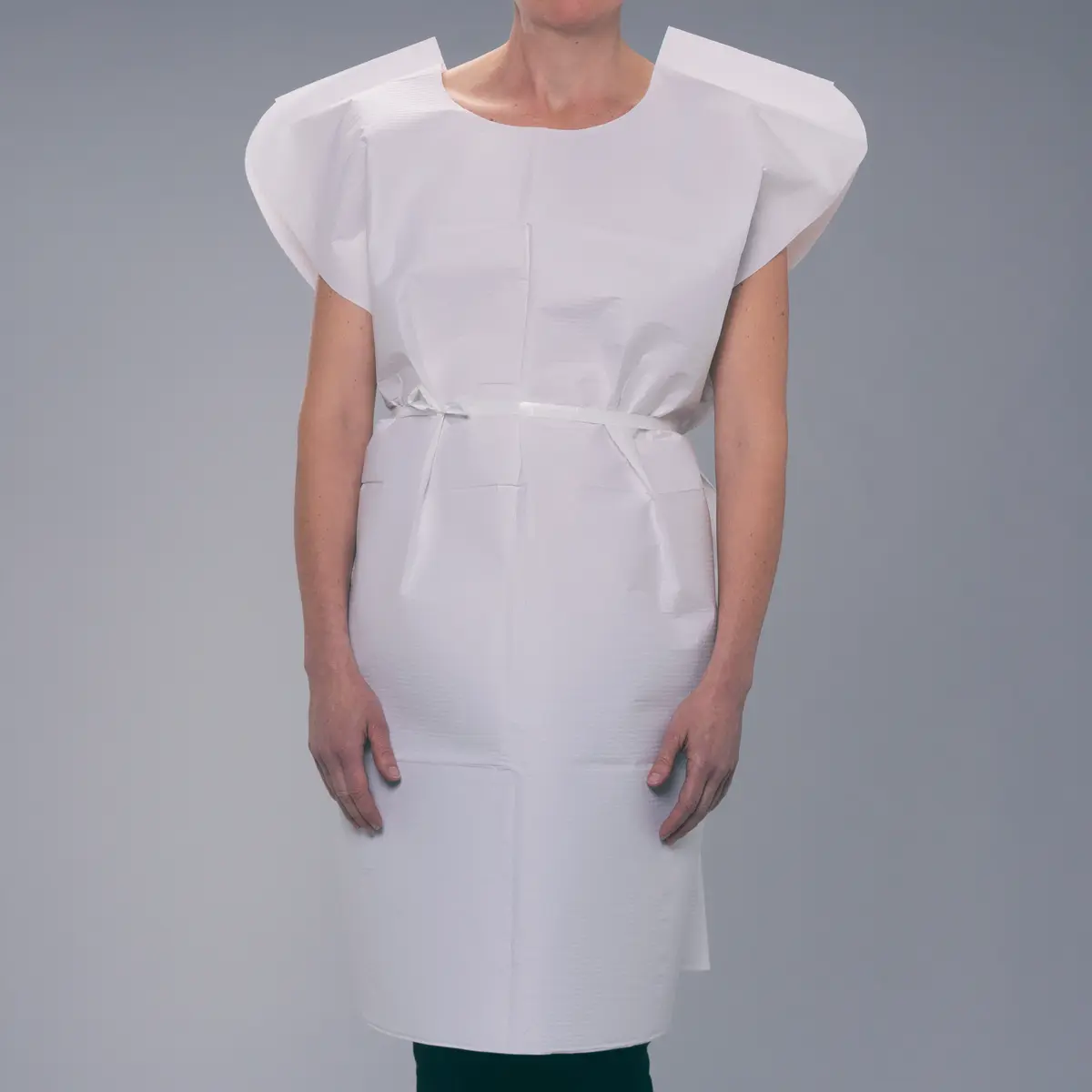 Tidi® Patient Choice Exam Gown Medium Case of 50