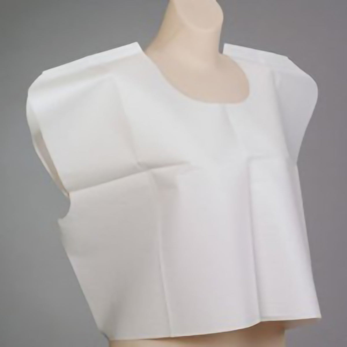 Tidi Patient Exam Cape White Case of 100