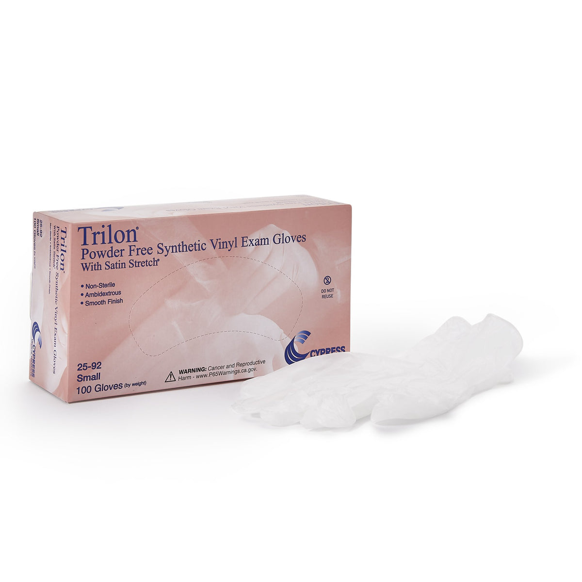 Trilon® Vinyl Exam Glove S Box of 100