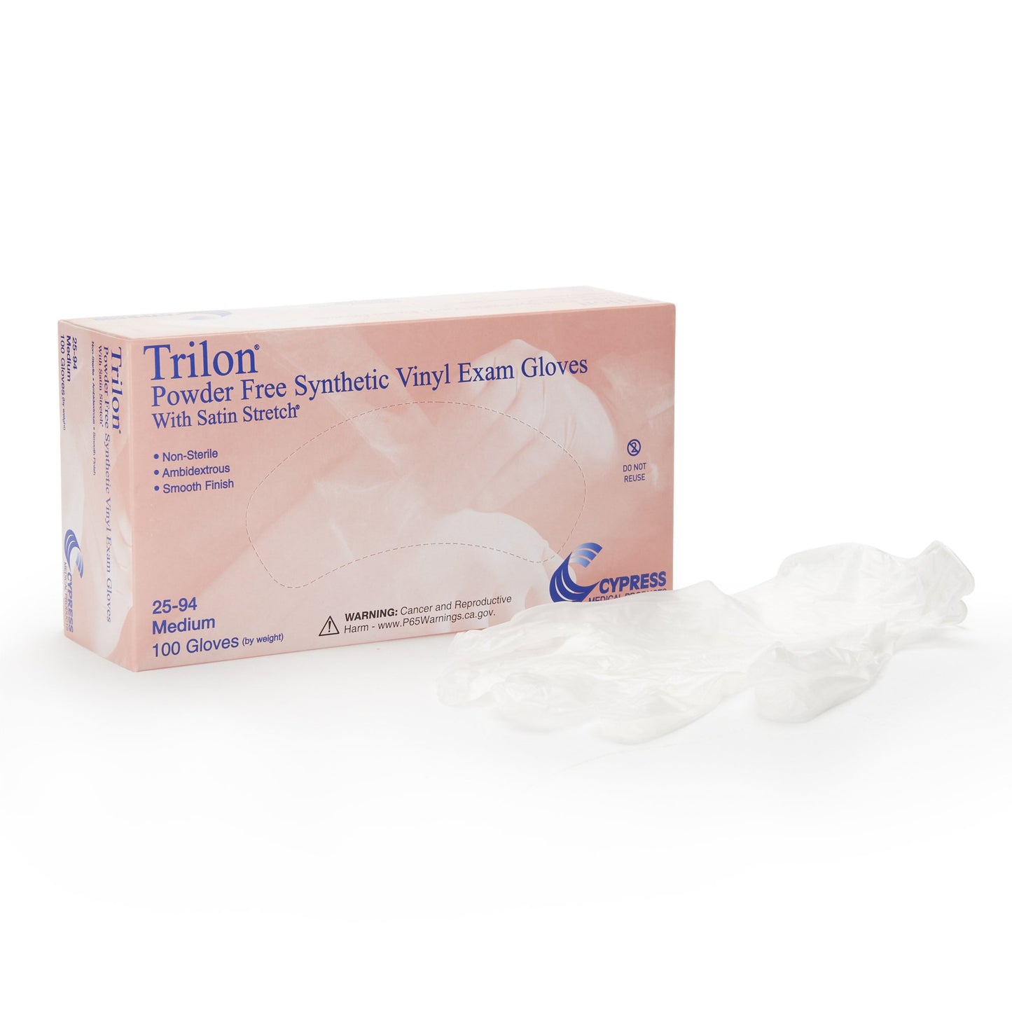 Trilon® Vinyl Exam Glove S Box of 100