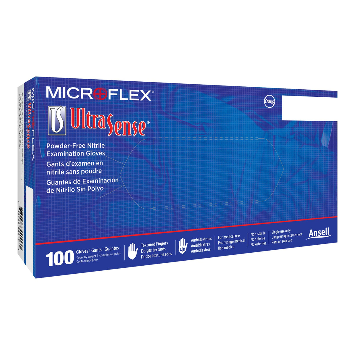 Ultrasense® Nitrile Exam Glove S Box of 100