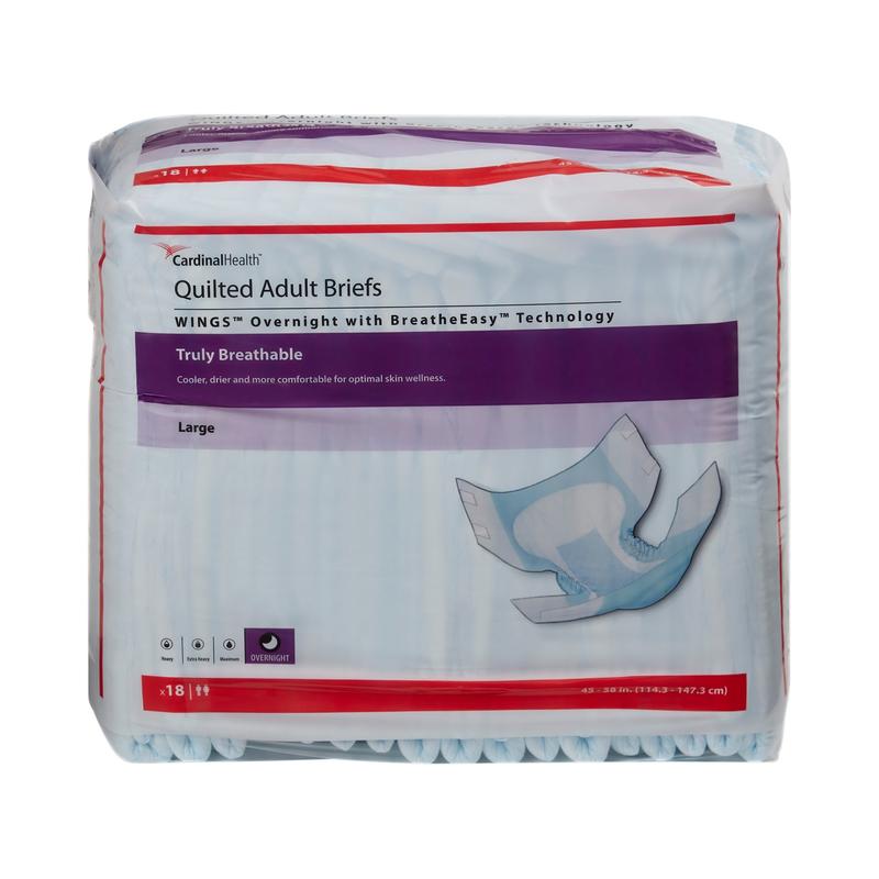 Wings Overnight Quilted Briefs Medium Bag of 12
