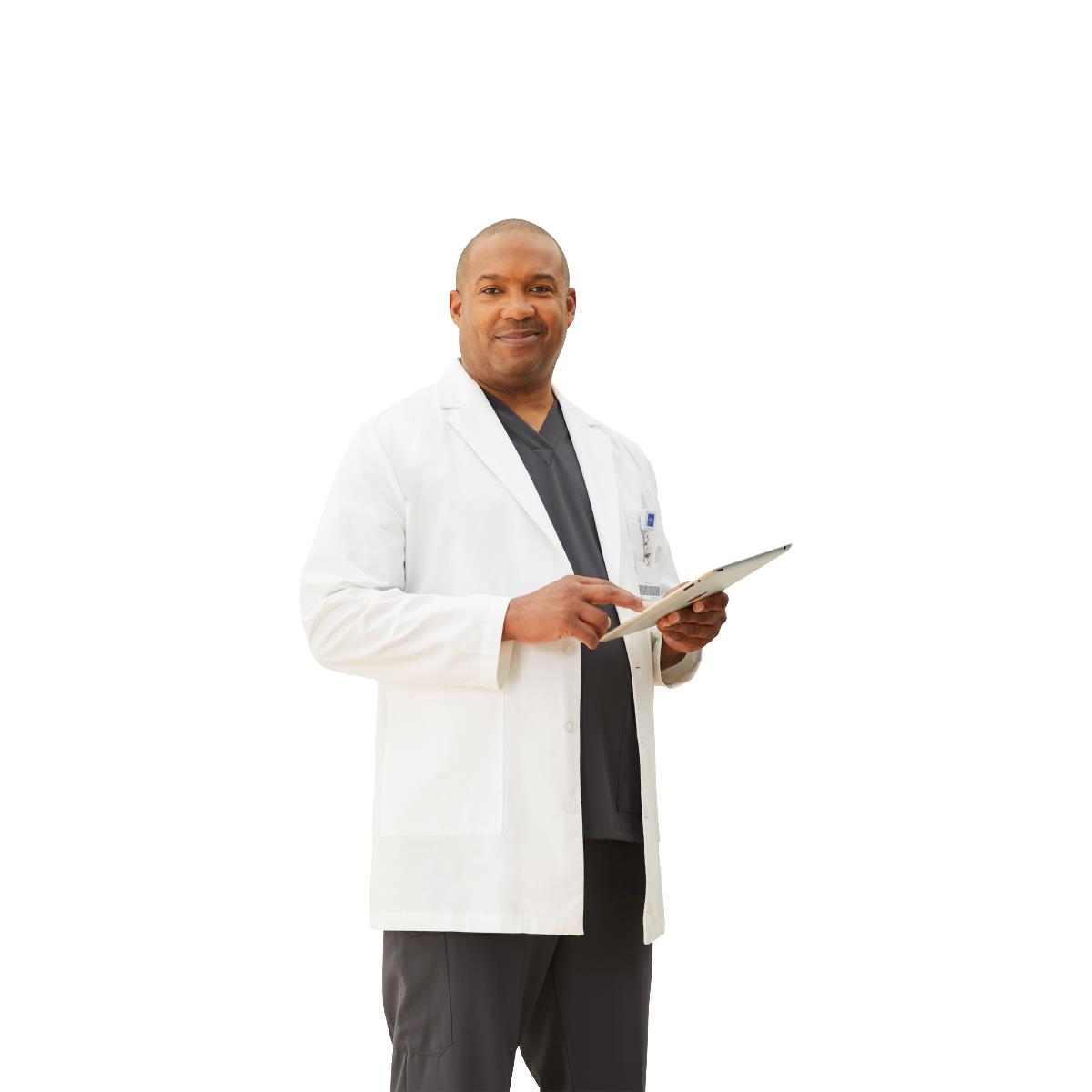 Xlance Staff-Length Unisex Lab Coat 3XL