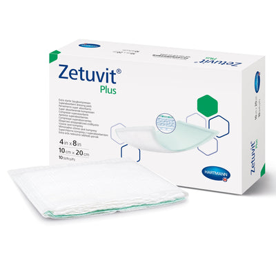Zetuvit® Plus Sterile Superabsorbent Dressing 4" x 4" 1 Each