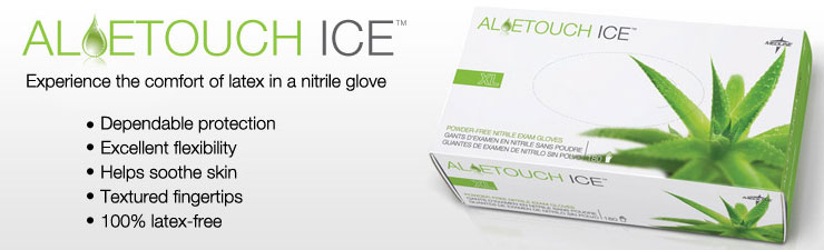 Experience the comfort of latex in a nitrile glove