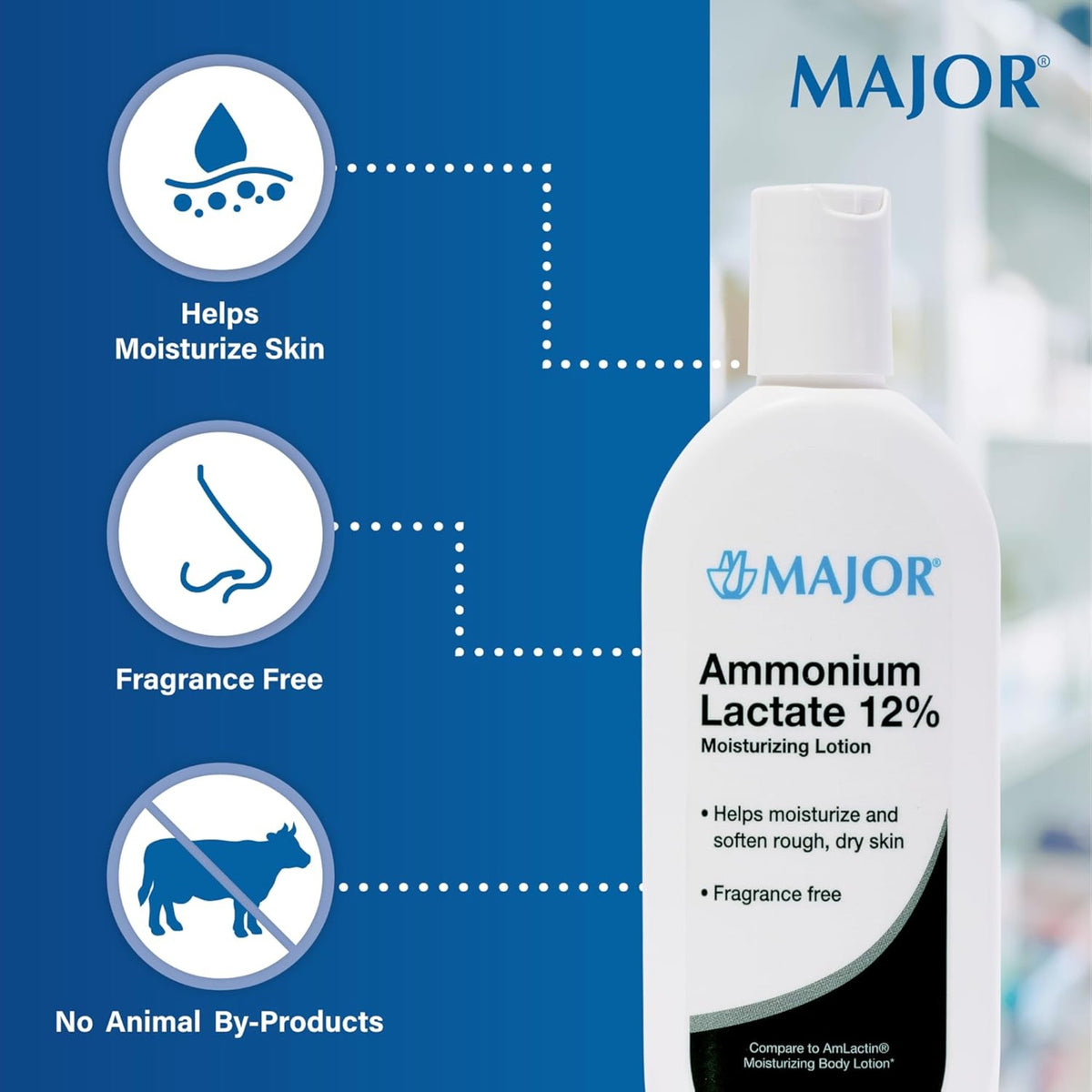 Major® Ammonium Lactate Moisturizing Lotion 