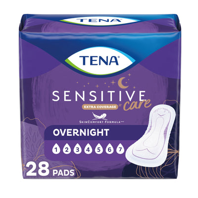 TENA® Sensitive Care Extra Coverage Overnight Pads