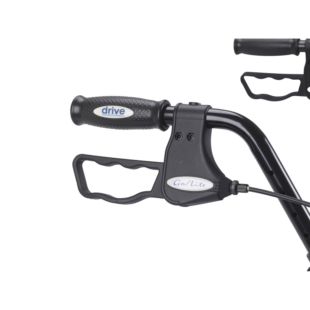 Drive Medical Go-Lite Bariatric Steel Rollator