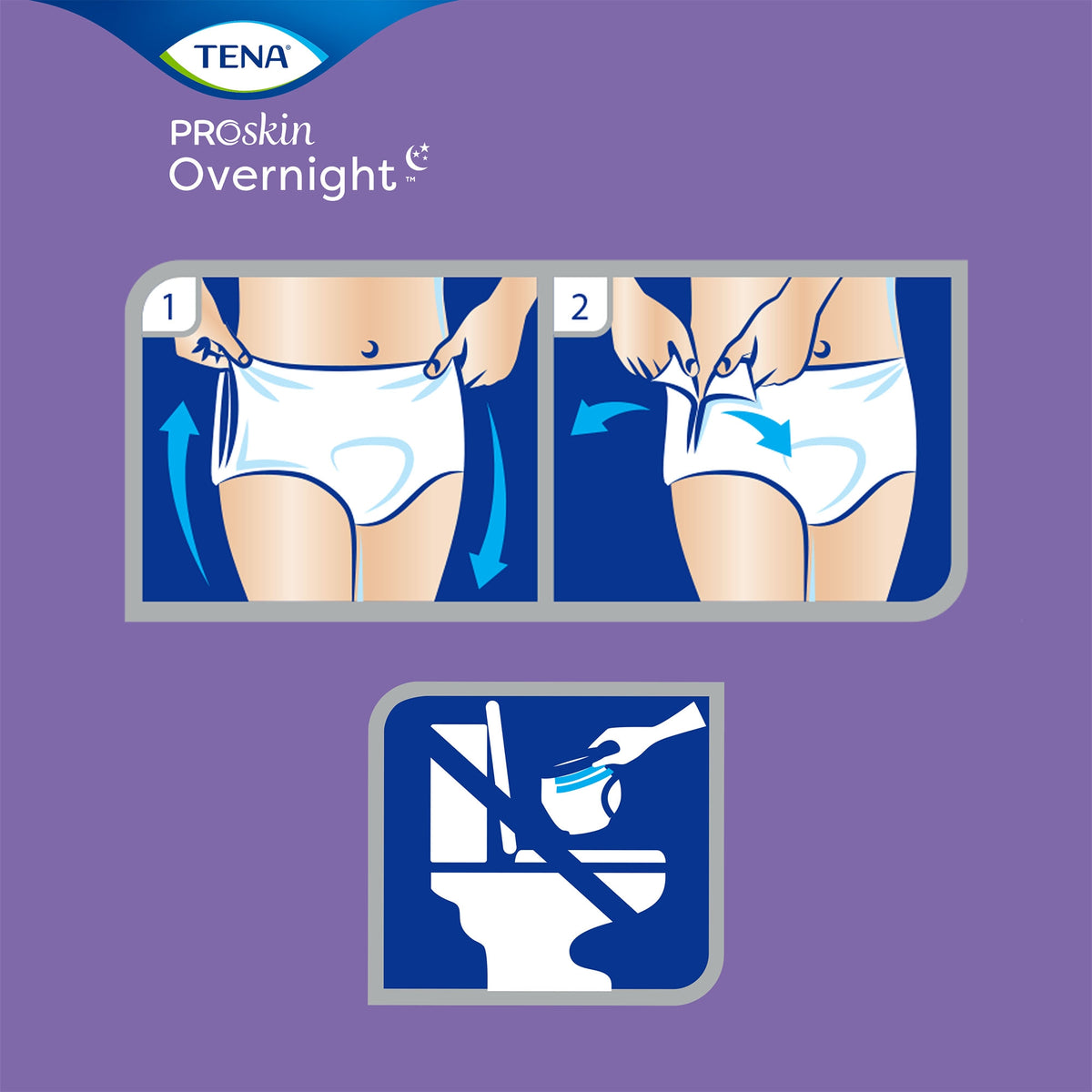 TENA® ProSkin Overnight Stretch Briefs 