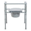 McKesson Folding Steel Frame Commode with 7.5 QT Bucket