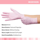 McKesson Pink Nitrile® Exam Glove 