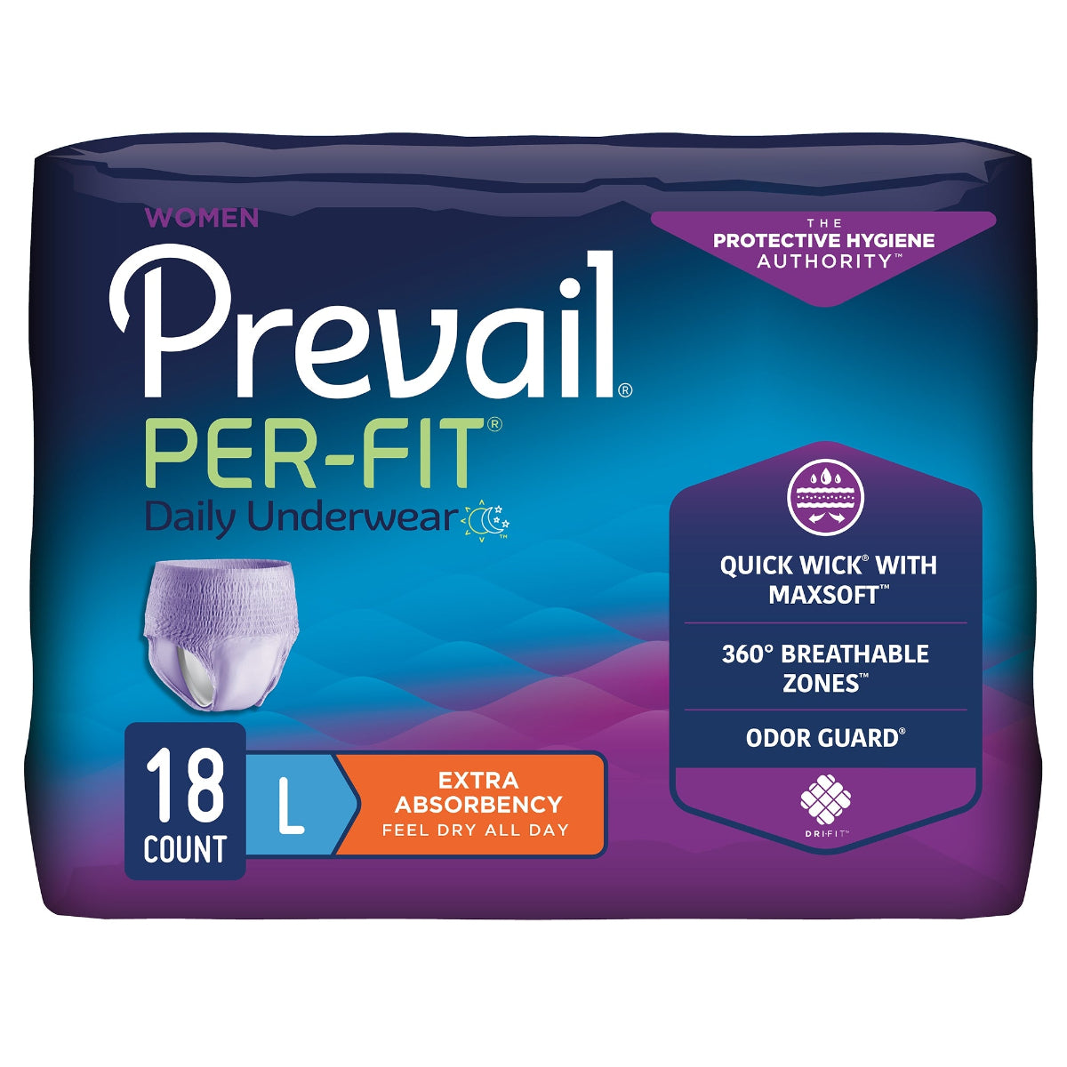 Prevail® Per-Fit® Daily Underwear For Women