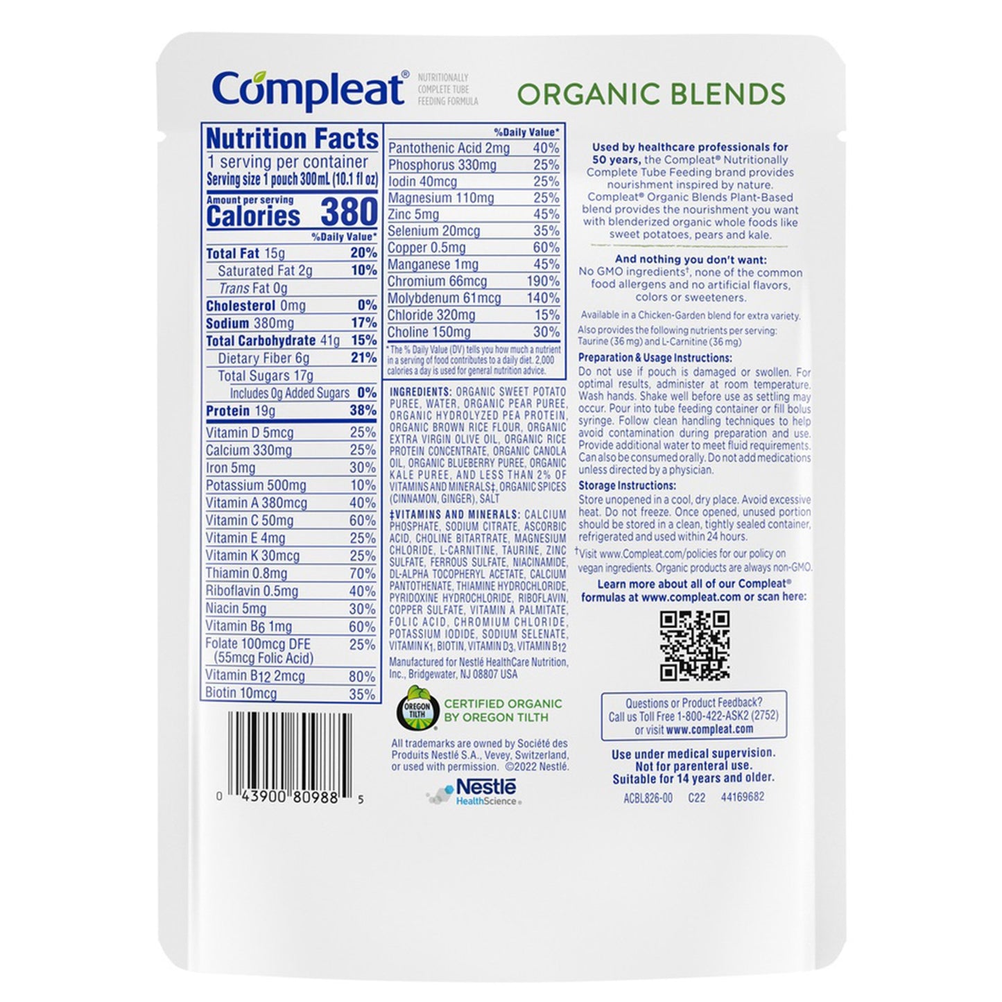 Compleat® Organic Blends Blenderized Whole Foods