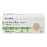 McKesson Oval Tan Adhesive Strip 