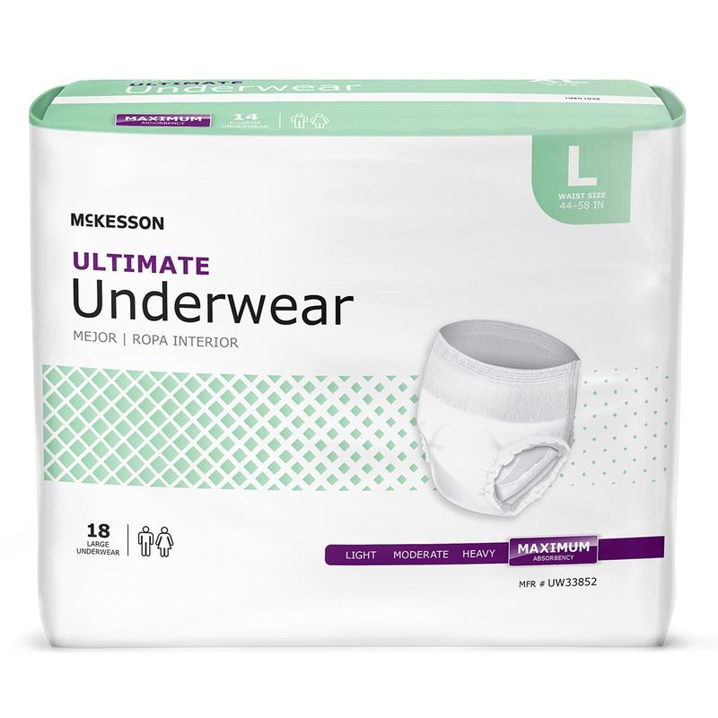 McKesson Ultimate Underwear Large Bag of 18 