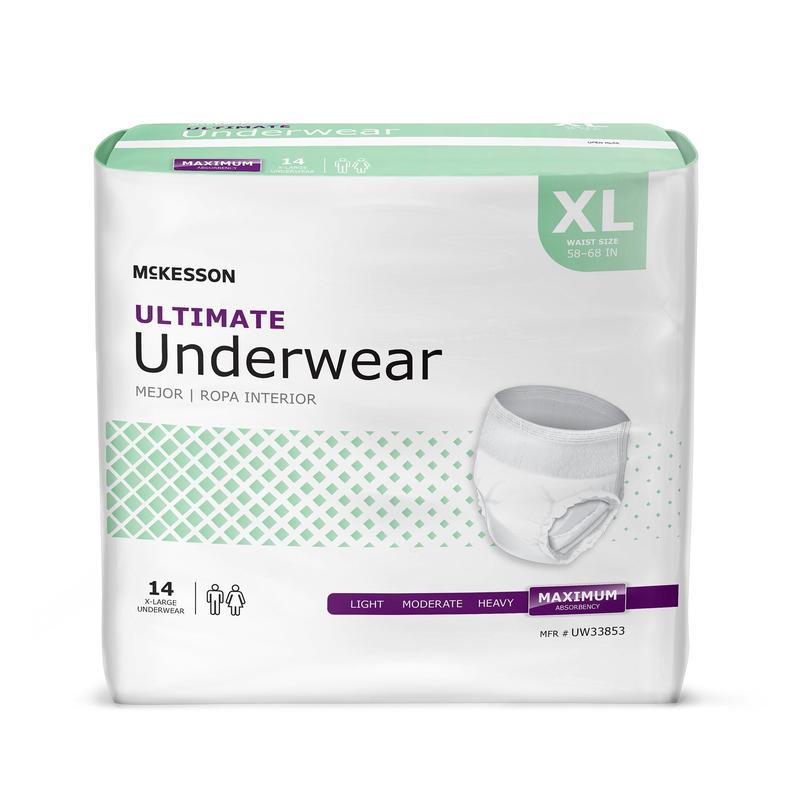 McKesson Ultimate Underwear XL Bag of 14 