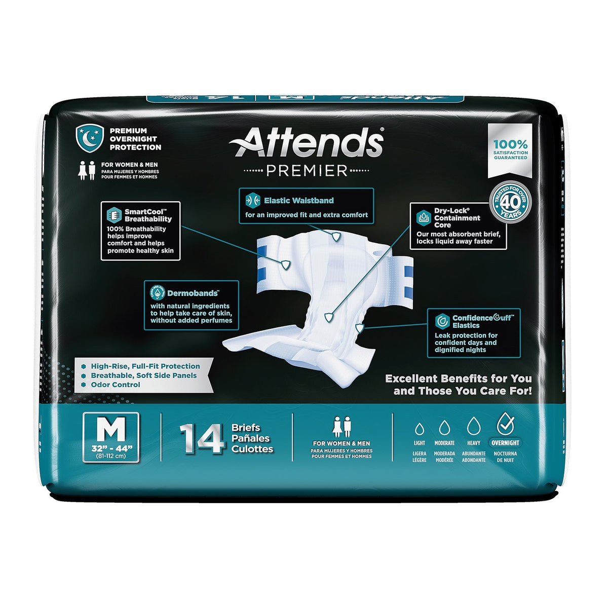 Attends® Premier Briefs 