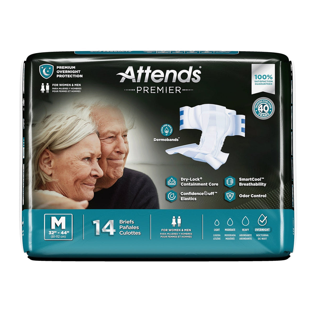 Attends® Premier Briefs M Bag of 14 