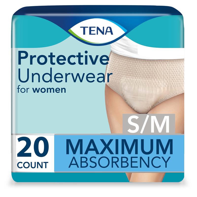TENA® ProSkin Underwear for Women Small/Medium Bag of 20 