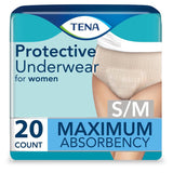 TENA® ProSkin Underwear for Women Small/Medium Bag of 20 