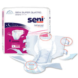 Seni Super Quatro brief shown with Large bag