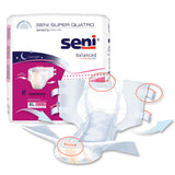 Seni Super Quatro brief shown with X-Large bag