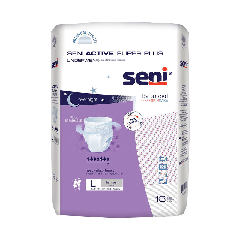 SENI Active Super Plus Large Case of 72