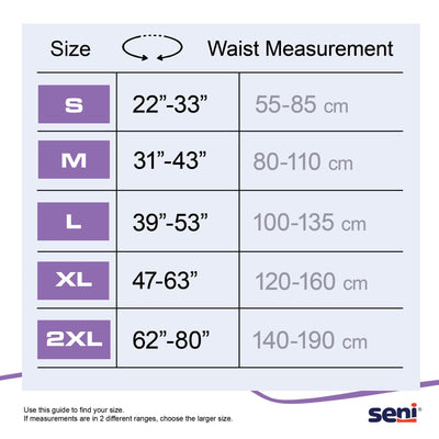 Absorbent Underwear Seni® Active Super Plus Pull On Adult Unisex Disposable Heavy Absorbency