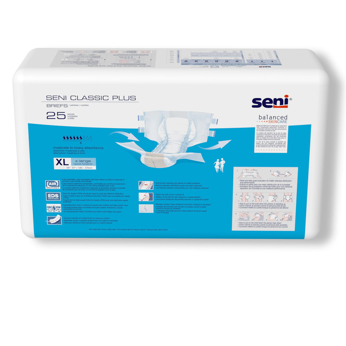 Seni Classic Plus X-Large bag, back panel