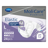 MoliCare® Premium Elastic Briefs Large Bag of 24 