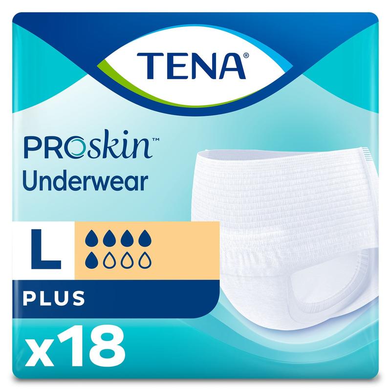 TENA® ProSkin Plus Underwear Large Bag of 18 
