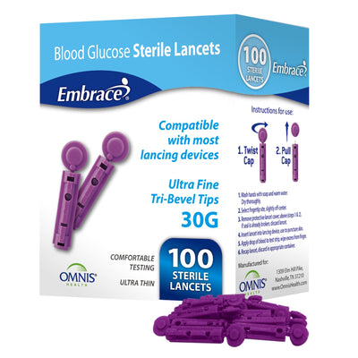 Embrace Safety Lancets