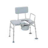 Combination Padded Transfer Bench/Commode