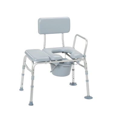 Combination Padded Transfer Bench/Commode