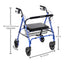 McKesson Bariatric Folding Steel Four-Wheel Rollator