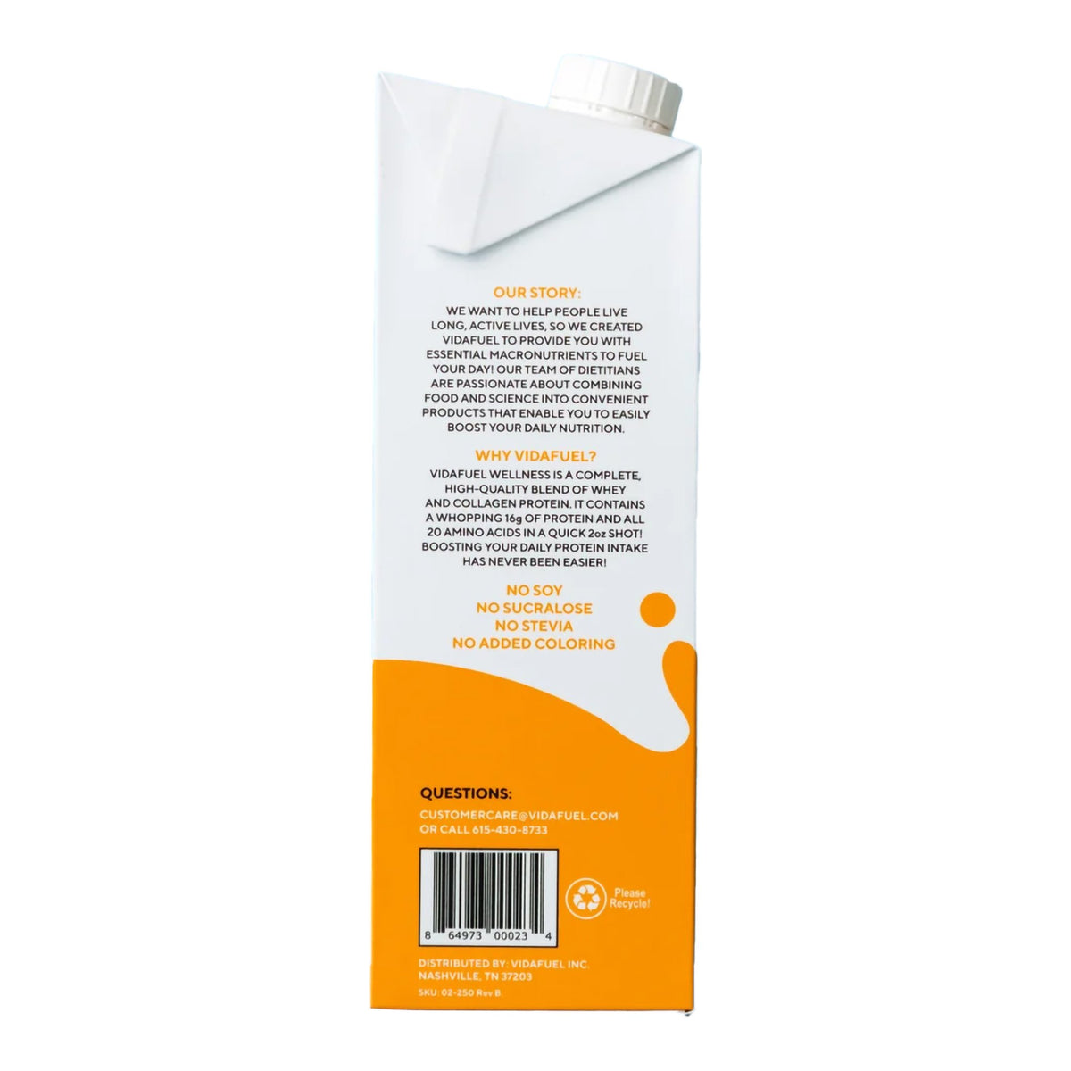 Vidafuel Wellness Protein Drink with Collagen and Whey 