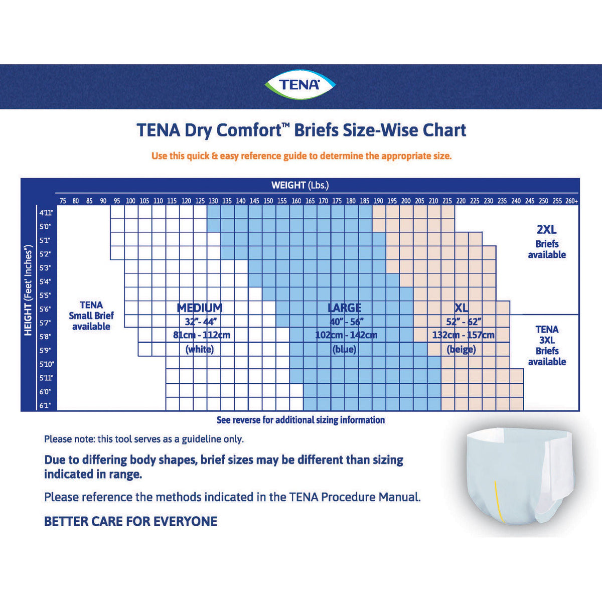TENA Dry Comfort™ Adult Briefs - Moderate Absorbency